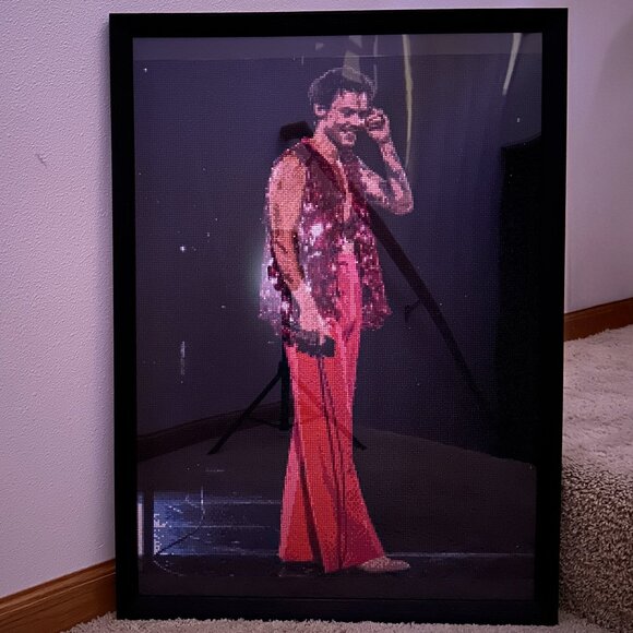 Harry Styles Framed Diamond Art - Picture 2 of 3
